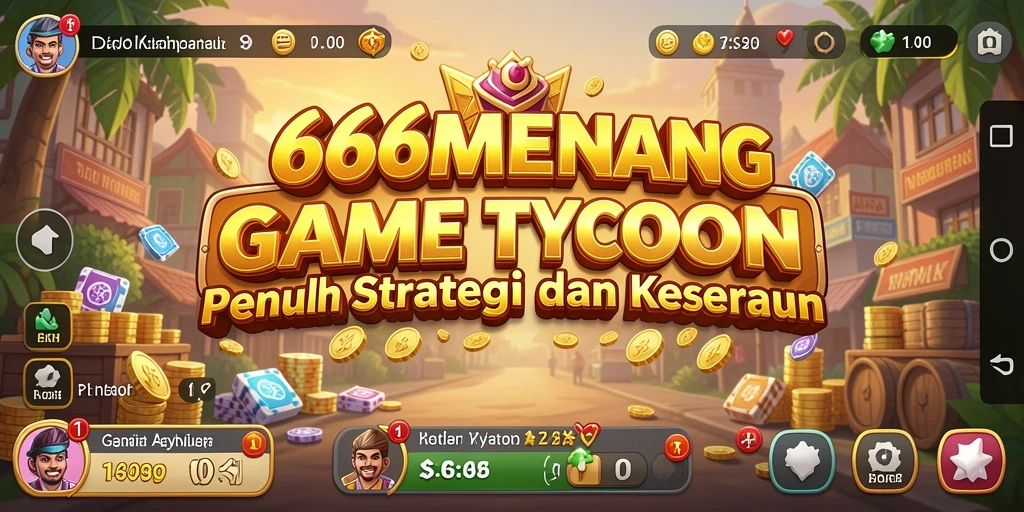 Screenshot gameplay menunjukkan keseruan saat mengelola bisnis Tycoon.