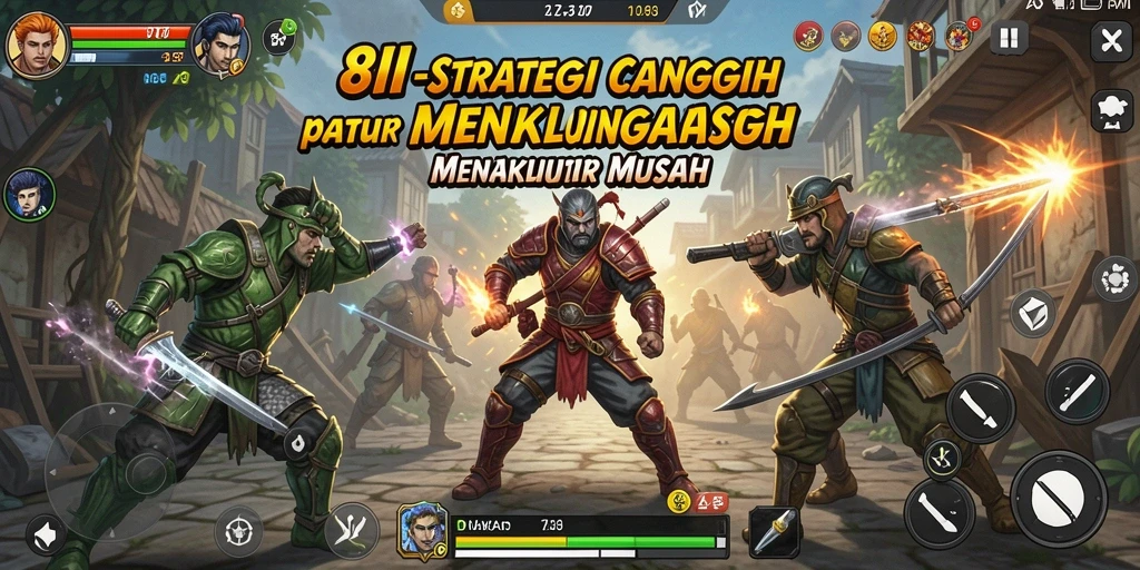 Tampilan gameplay strategi 8II yang mendebarkan.