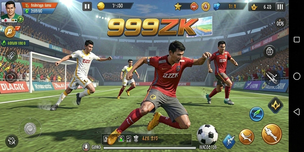 Tangkapan layar gameplay seru dari 999ZK saat pertandingan berlangsung.
