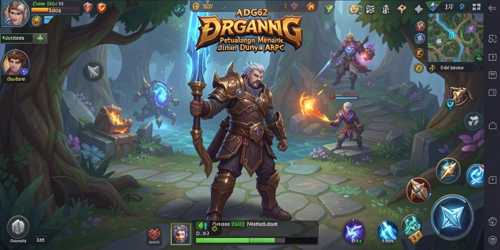 Tangkapan layar gameplay ARPG yang menakjubkan dalam ADG62.