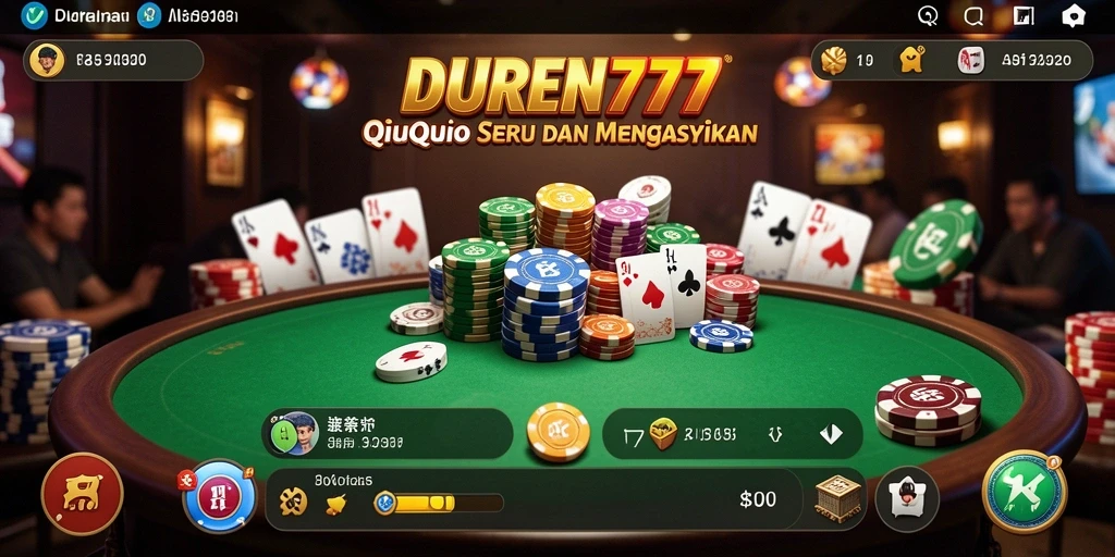 Gameplay seru DUREN777 yang menampilkan momen menarik QiuQiu.