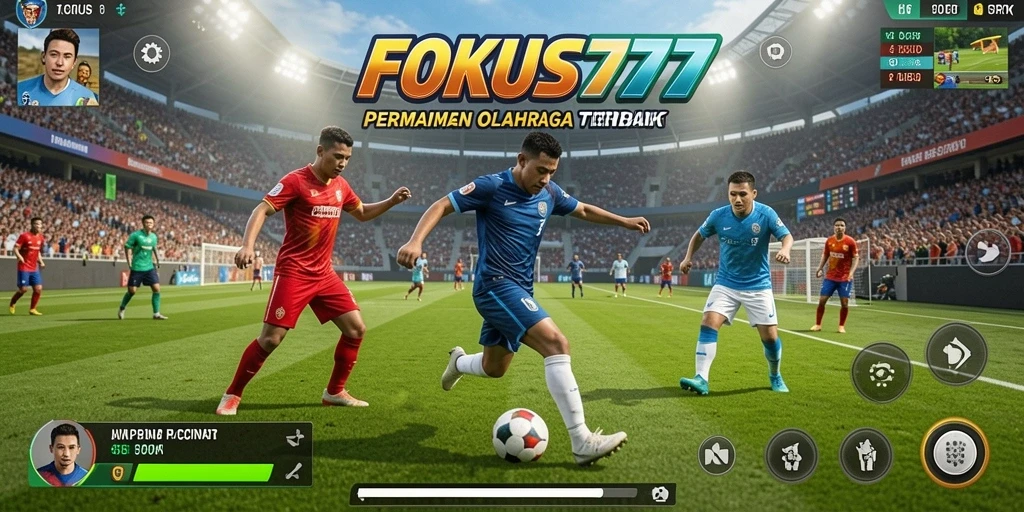 Tampilan gameplay menarik dari game olahraga FOKUS777.