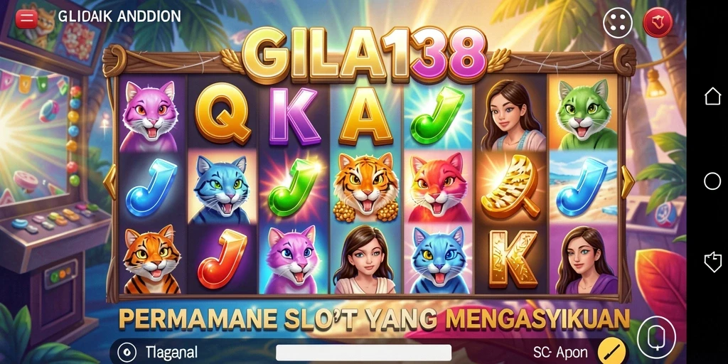 Screenshot gameplay GILA138 yang menunjukkan keseruan permainan Slot.