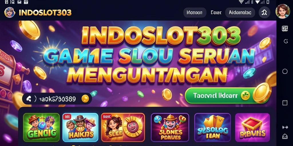 Screenshot gameplay INDOSLOT303 menampilkan keseruan bermain slot.
