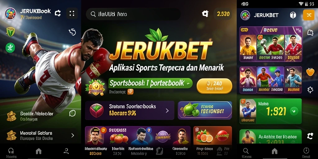 Tampilan screenshot gameplay JERUKBET dalam aktivitas taruhan olahraga.