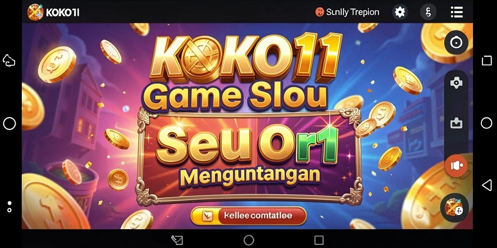 Screenshot KOKO11 menampilkan gameplay slot yang menarik dan penuh warna.