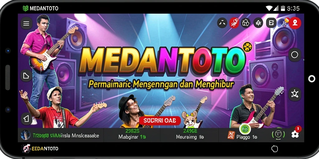 Tampilan gameplay MEDANTOTO yang menarik dan interaktif.