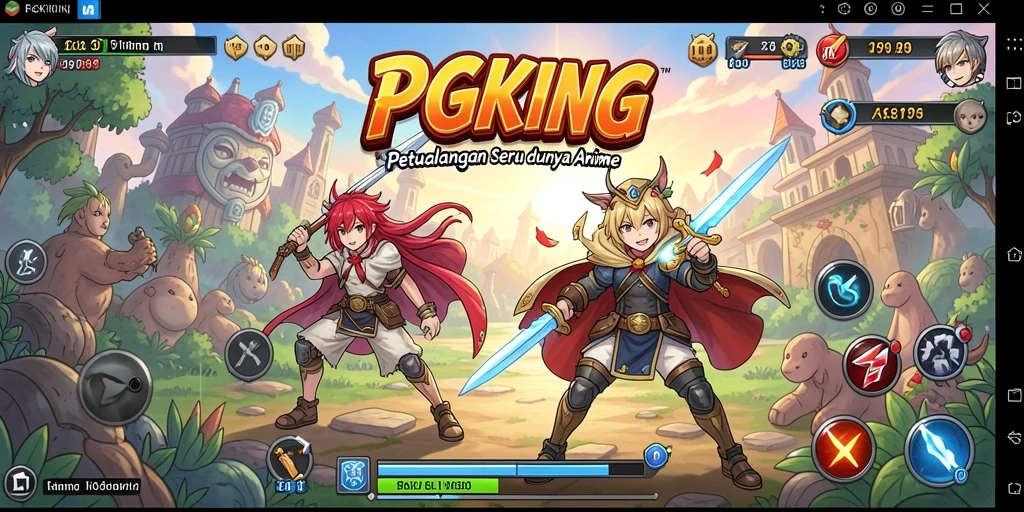 Gameplay seru dengan karakter Anime yang unik dan menarik.