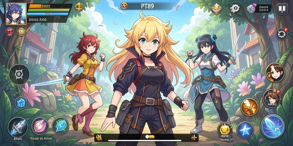 Tampilan gameplay PT89 yang menarik dan penuh warna.