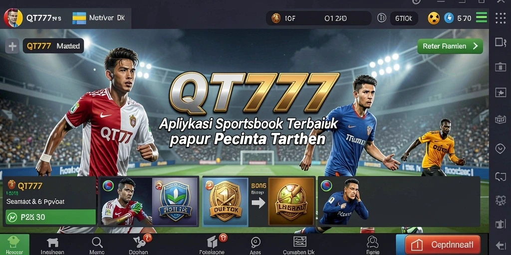 Tampilan gameplay QT777 yang menarik dalam dunia sportsbook.