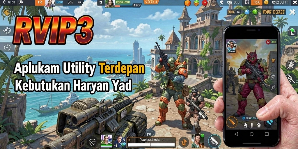 Tampilan antarmuka RVIP3 yang intuitif dan praktis untuk pengguna.