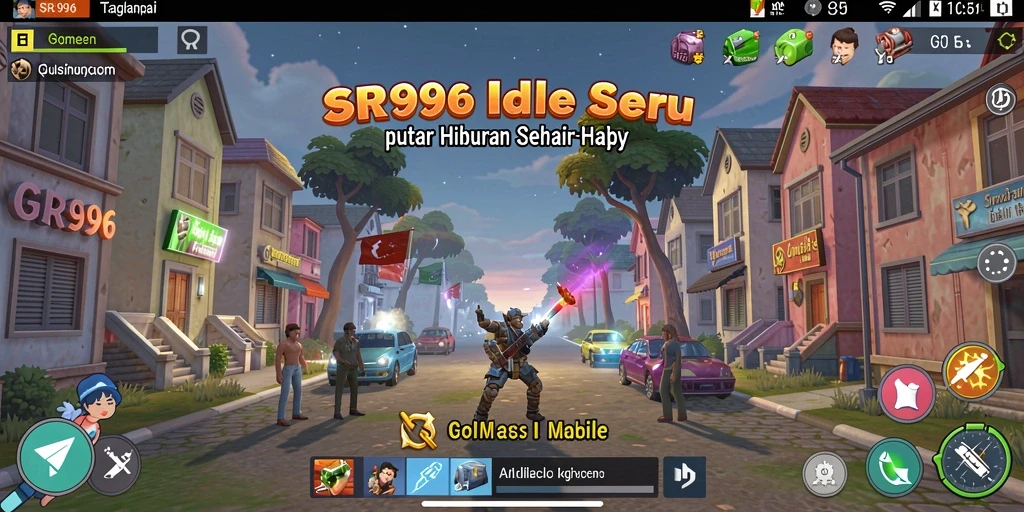 Tampilan gameplay SR996 yang menarik dengan elemen Idle.